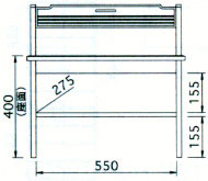 ソレイフ ベンチ SOF-6060BC