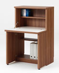 LIVING SHELF 小型ライティングデスク KDD-74D/KDS-74D リアルウォルナット