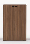 LIVING SHELF 幅74.3cm板扉付き KFD-74/KFS-74 リアルウォルナット