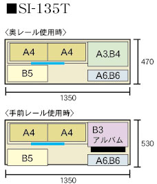 XChI @ 197cm 135cm t SI-135T  A4{bNX F ŒI 1 I 4<br> A4{bNX F ŒI 1 I 4<br>E A3{bNX F ŒI 1 I 3<br>O B5{bNX F ŒI 1 I 5<br>OE B6{bNX F ŒI 1 I 7